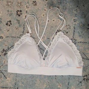 Blush Love light blue strappy bra medium